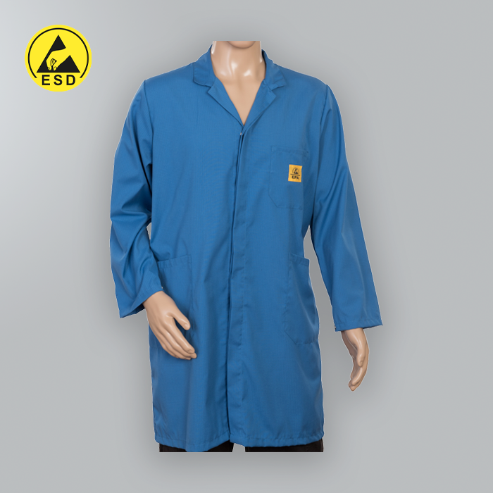 STANDARD ESD Lab Coats BLUE