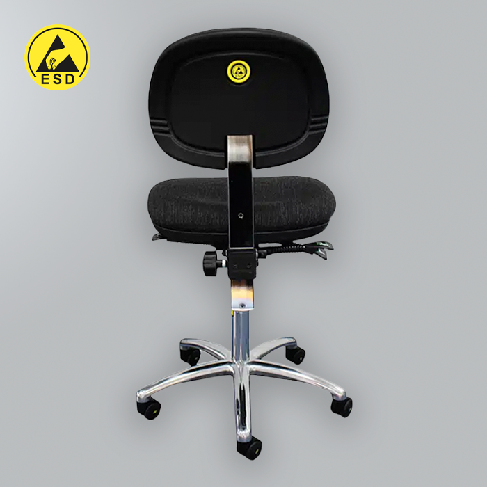 ESD Classic Low Chair Black Fabric (Castors)