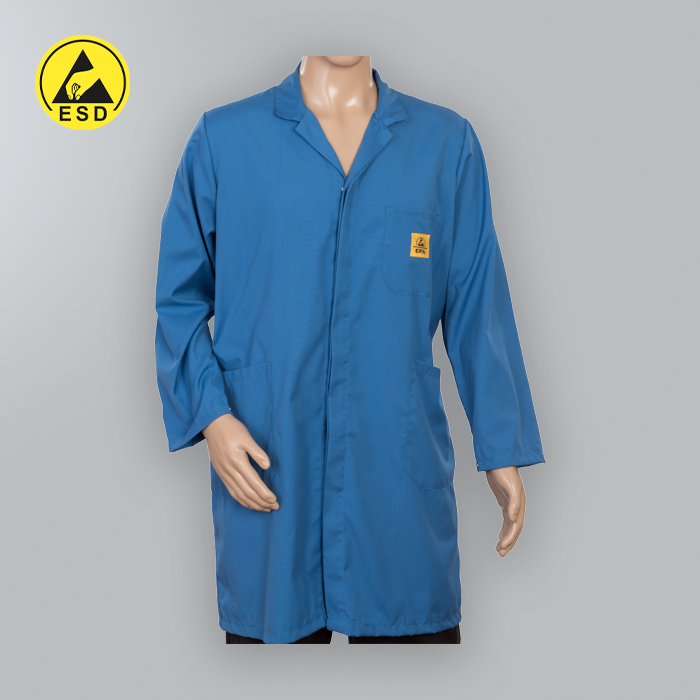 STANDARD ESD Lab Coats (blue) – Grove Sales Ltd
