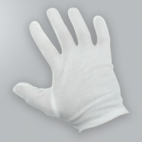 Guantes con forro 100 % algodón (12 pares)