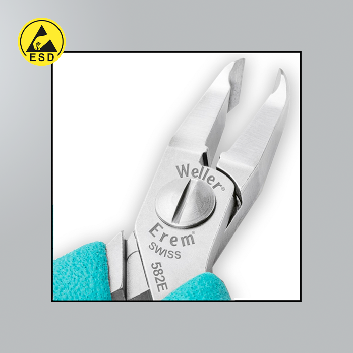 Erem 582E - Angled Narrow Head Tip Cutter - Flush ESD (E-582E)