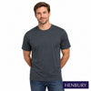Hicool Performance T-shirt - model wearing the charcoal Henbury Hicool performance T-shirt