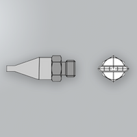 LHT C - Punta de cincel - A 3,2 mm / B 1,2 mm
