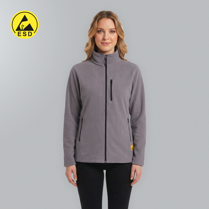 ESD Fleece Jacket (Grey) - UNISEX