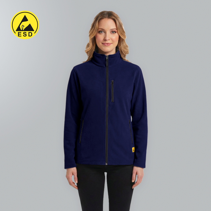 ESD Fleece Jacket (Navy Blue) - UNISEX