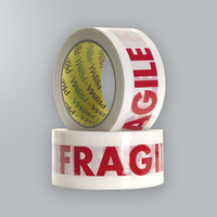 Ruban d'emballage fragile