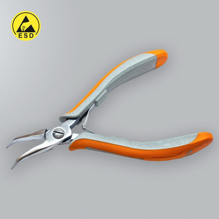 ESD - Bent Snipe Nose Pliers (G-HT-P3)