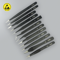 JUEGO DE PINZAS ESD OO, OOB, SS, TS, AA, 2A, 3, 3C, 5, 5A, 7, 9