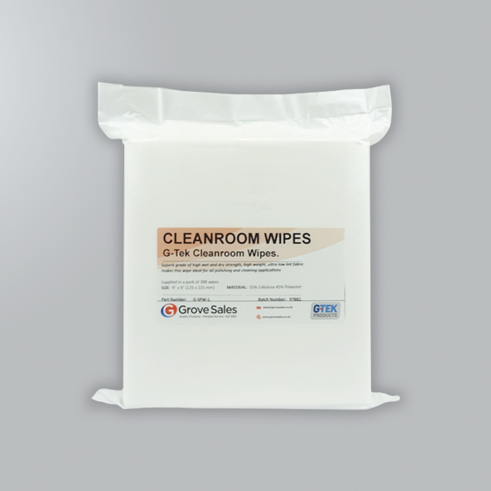 G-TEK CLEANROOM WIPES - 225 x 225mm - 300 Wipes