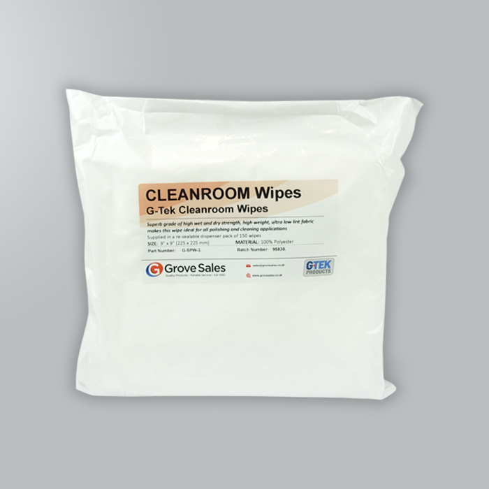 G-TEK CLEANROOM POLY WIPES - 225 x 225mm 