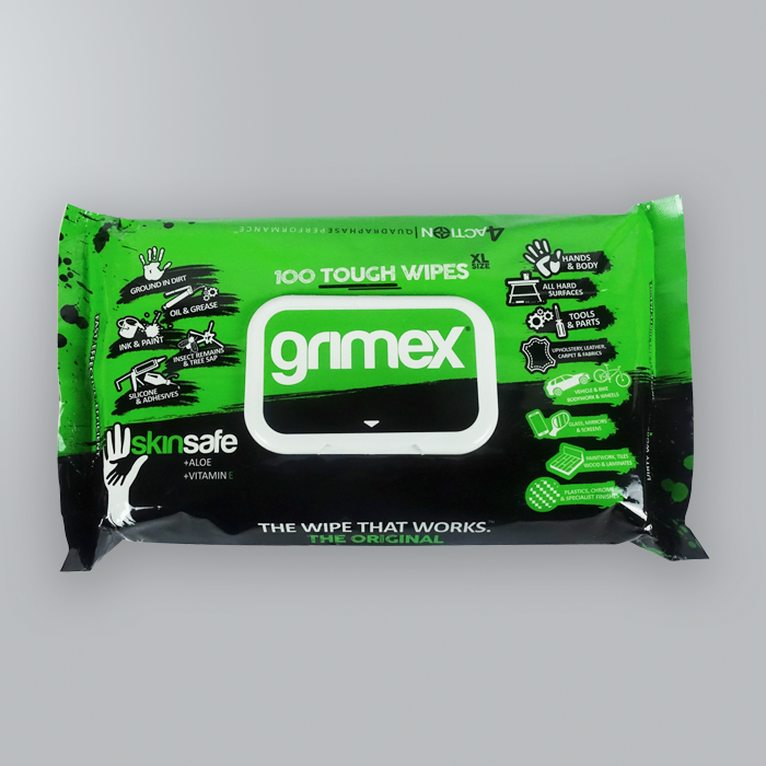 GRIMEX DEGREASING WIPES - top