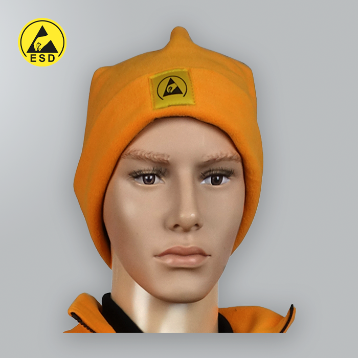 ESD Hat / Snood (96% Polyester, 4% Conductive Fibre) Orange