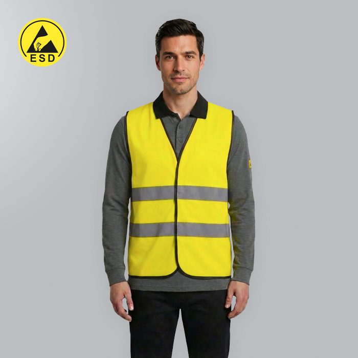ESD Hi-Vis Vest - Yellow - Standard - UNISEX