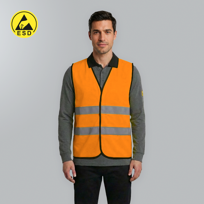 ESD Hi-Vis Vest - Orange - Standard - UNISEX
