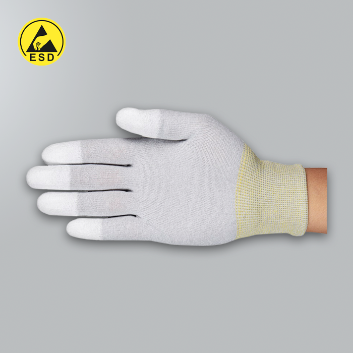 Hyflex fingertip-coated light-duty work gloves ESD - Palm