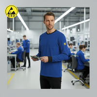 STANDARD ESD T-Shirt (Royal Blue) - UNISEX Long Sleeve