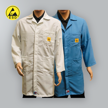 HEAVY DUTY PREMIUM ESD Lab Coats (3 colours)