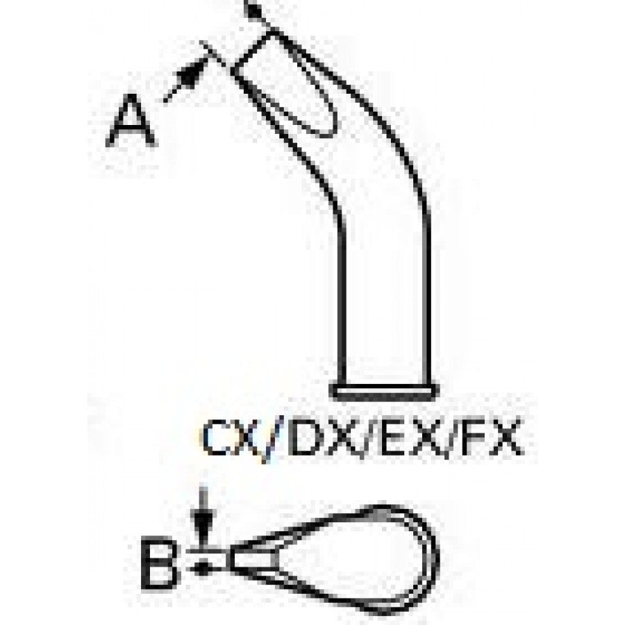 LHTEX - Chisel tip bent