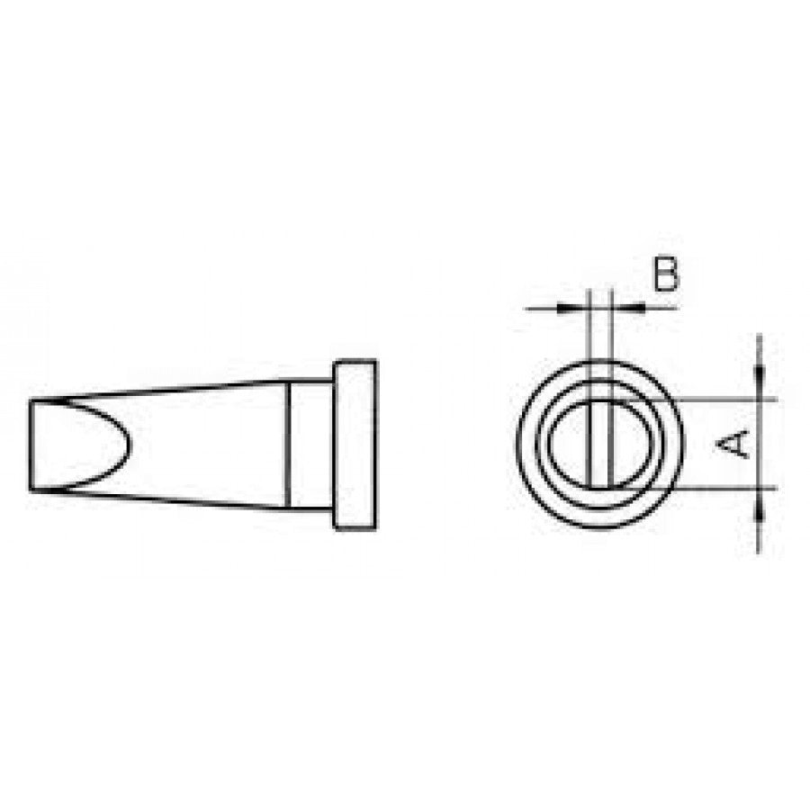 LTA - Chisel tip - 1.6 mm / 0.7 mm / 12.5 mm (GW-LTA)