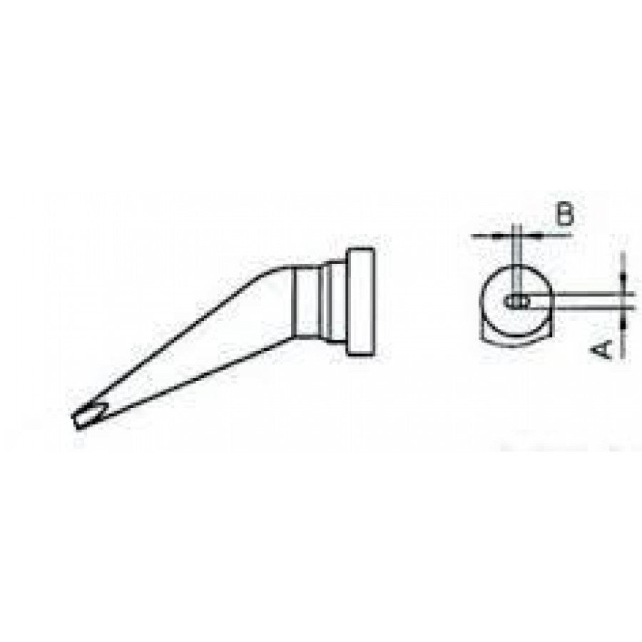 LTHX - Chisel tip bent 30° - 0.8 mm / 0.4 mm / 17.5 mm (GW-LTHX)