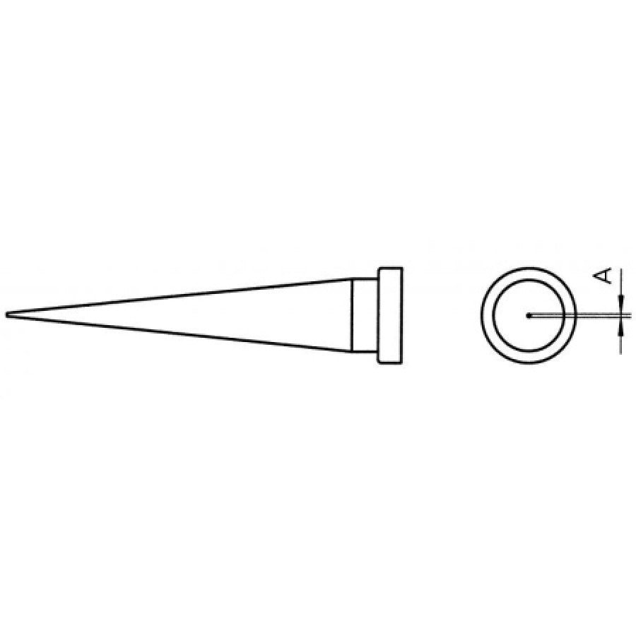 LTO - Conical tip long - Ø 0.8 mm / 17. 0 mm (GW-LTO)