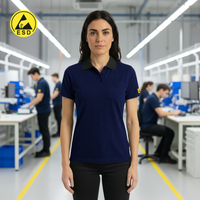 PREMIUM ESD Polo Shirt (Navy Blue) - UNISEX
