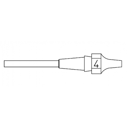 XDSL4 - Nozzle - Inner Ø 1,2 mm Outer Ø 2,5 mm Nozzle Length 10,5 mm