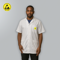 STANDARD ESD Lab Jackets - Short Sleeve