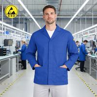 STANDARD ESD Lab Jacket (Royal Blue) - UNISEX