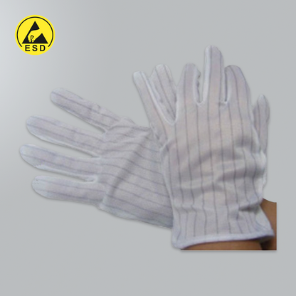 Striped Gloves - 1 Pair ESD