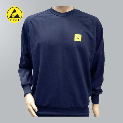 PREMIUM UNISEX ESD Sweatshirt (Round Neck) BLUE