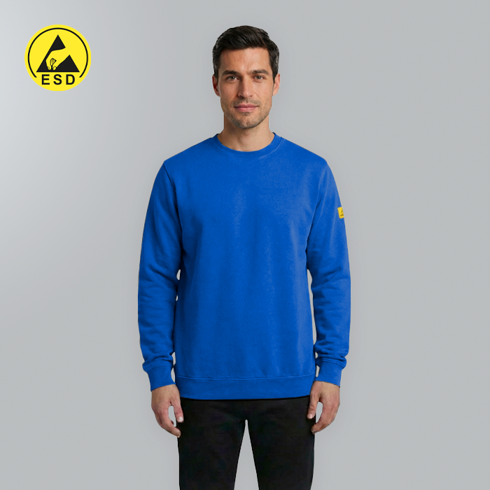 ESD Sweatshirt, Terry Lined (Royal Blue) - UNISEX