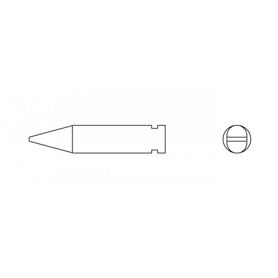 XH D - Chisel tip - 4.0 mm / 0.8 mm / 27 mm