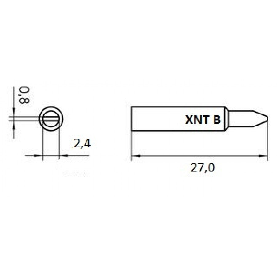 XNTB - Chisel tip