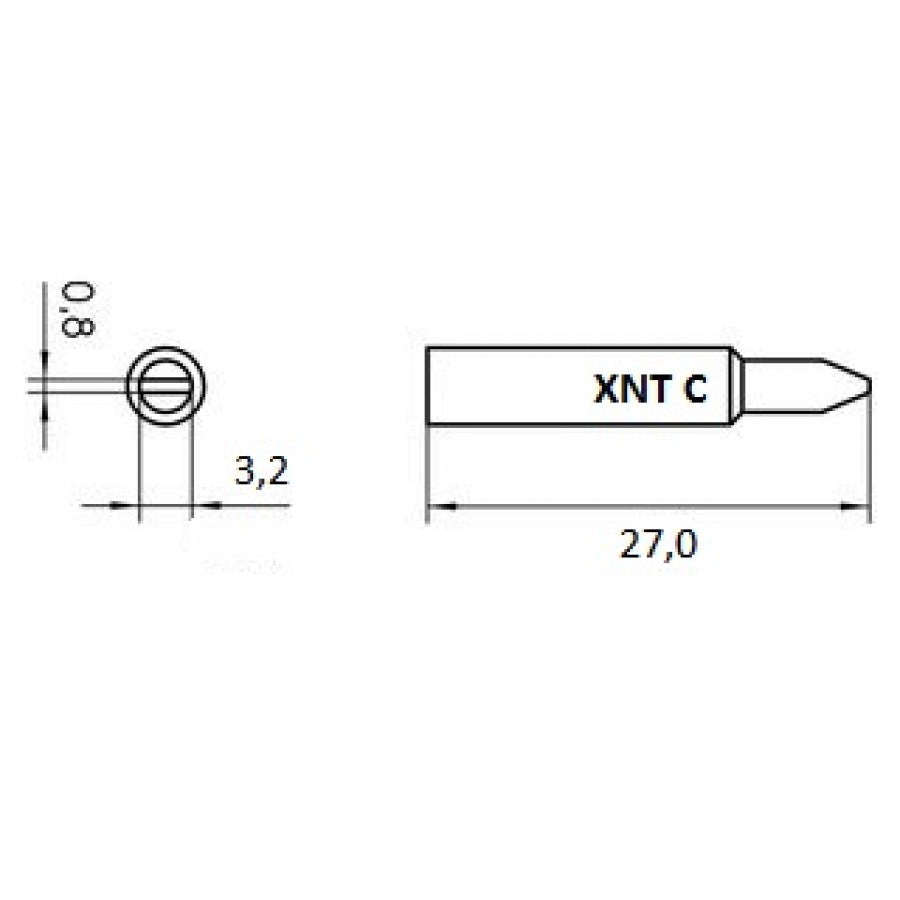 XNTC - Chisel tip