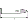 XTCC - Sloped tip 45°