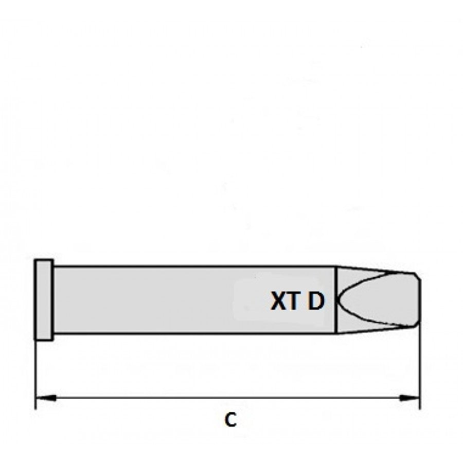 XTD - Chisel tip - 4.6 mm