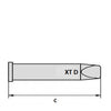 XTD - Chisel tip - 4.6 mm